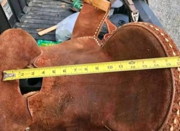 15" seat deep seat SRS Paul Taylor barrel saddle Rough out 7"gullet - Image 3