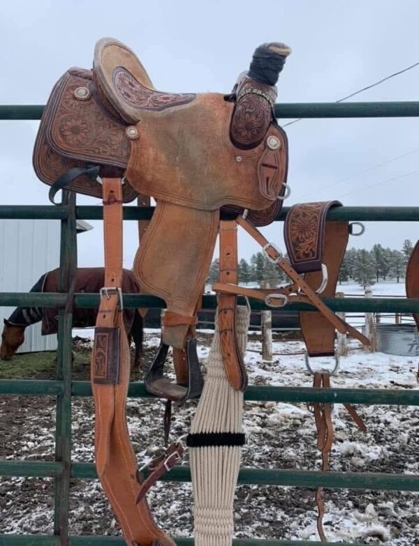 14.5 Corriente roping saddle - Image 4