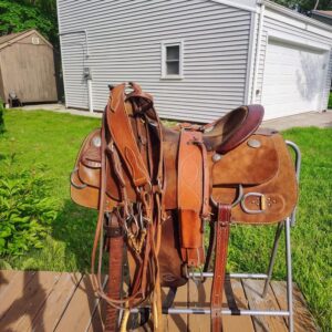 Genuine Sulphur  Billy Cook training saddle 9030
